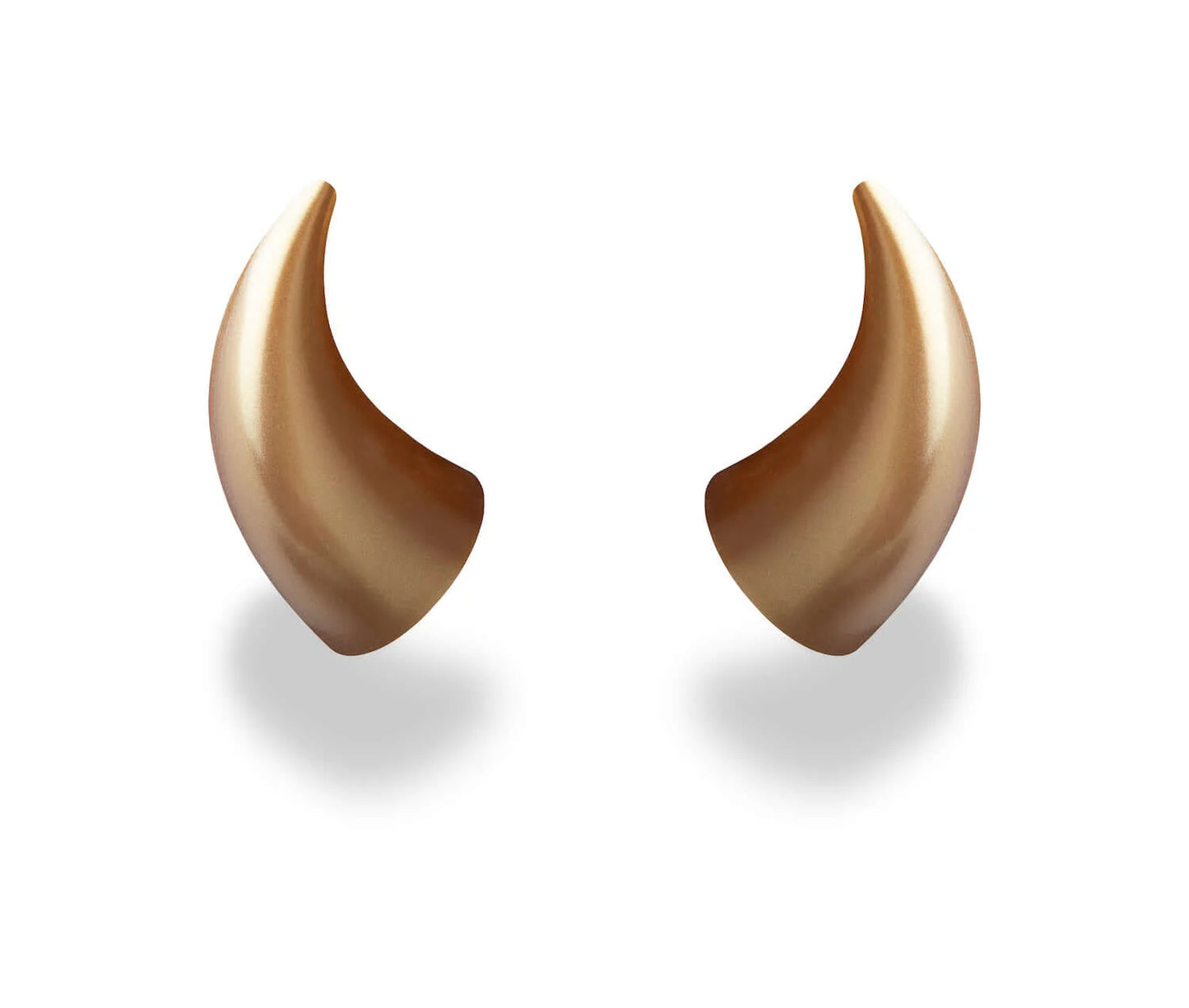 MagNeatOhz: Large Gold Devil Horns for Helmet