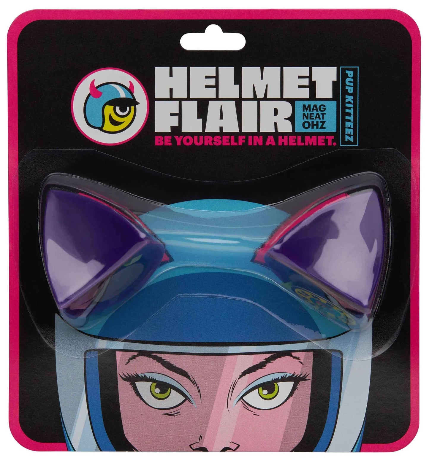 MagNeatOhz: Cat Ears Purple for Helmet