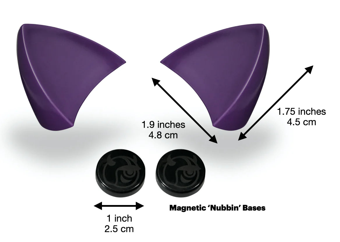MagNeatOhz: Cat Ears Purple for Helmet