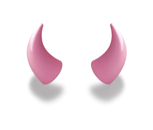 MagNeatOhz: Large Pink Devil Horns for Helmet