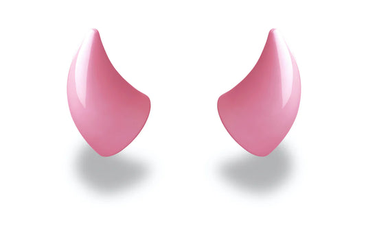 MagNeatOhz: Small Pink Devil Horns for Helmet