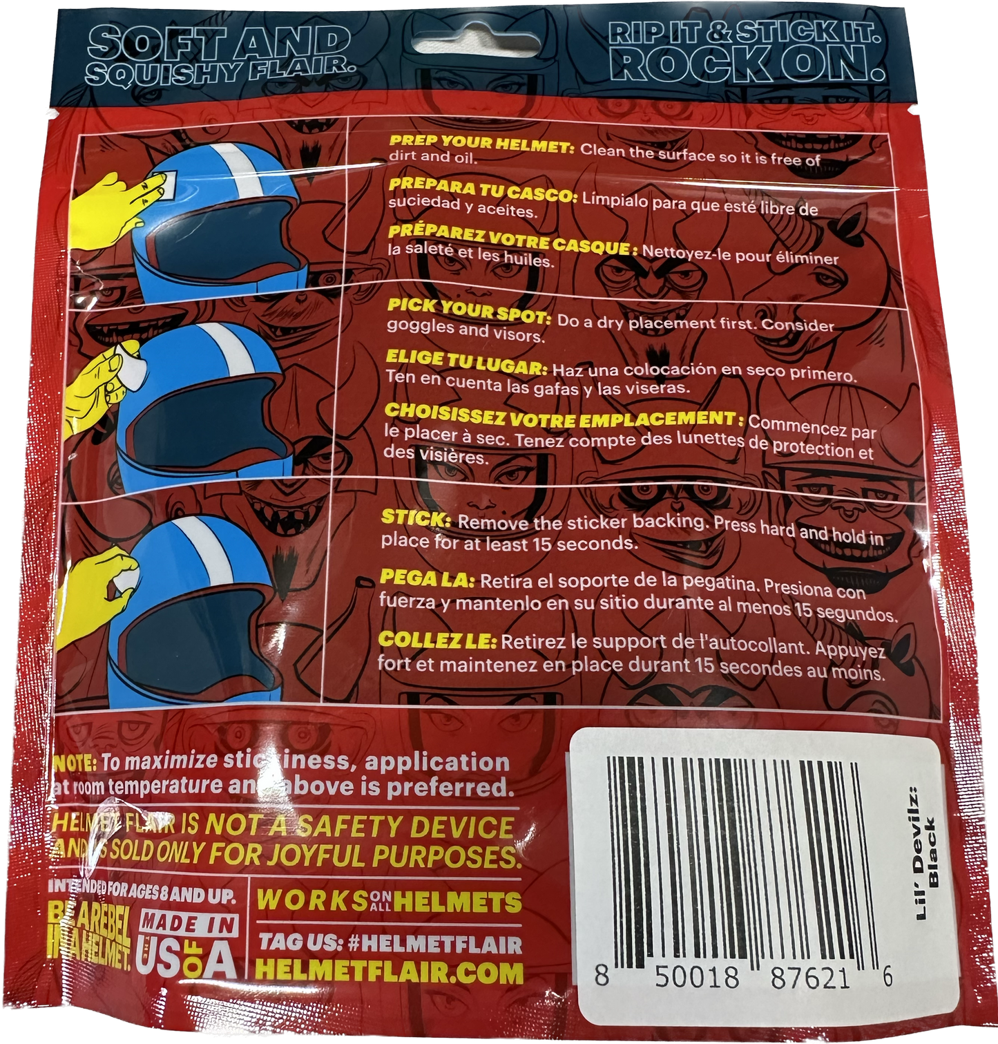 Softeez: Black Devil Horns for Helmet