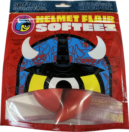 Softeez: Red Devil Horns for Helmet