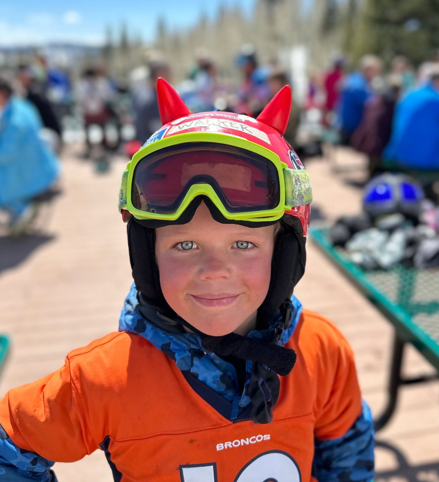 Softeez: Red Devil Horns for Helmet