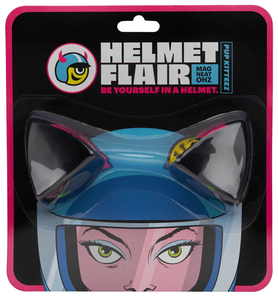 MagNeatOhz: Cat Ears for Helmet Black