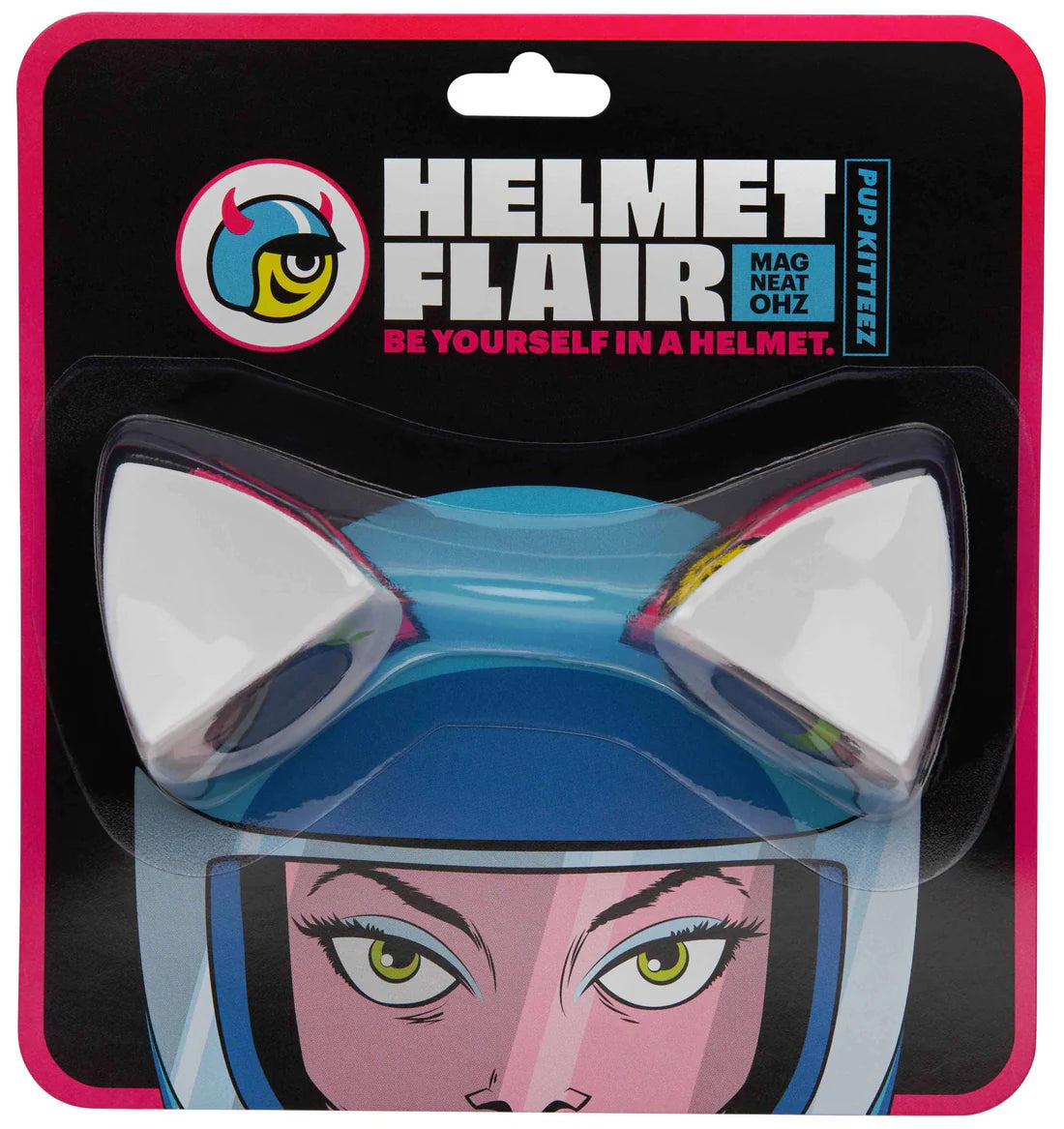 MagNeatOhz: Cat Ears for Helmet White