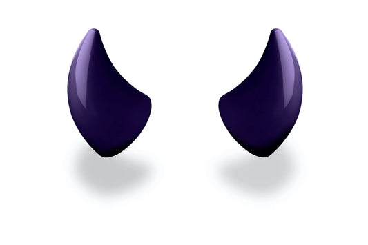 MagNeatOhz: Small Purple Devil Horns for Helmet