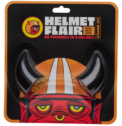 MagNeatOhz: Small Black Devil Horns for Helmet